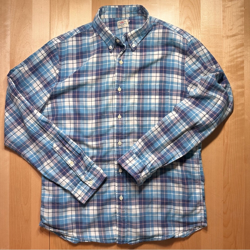 3 Faherty lightweight casual button downs 100% co… - image 6